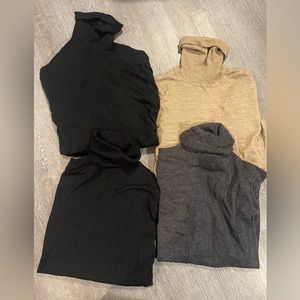 Bundle of J Crew turtlenecks